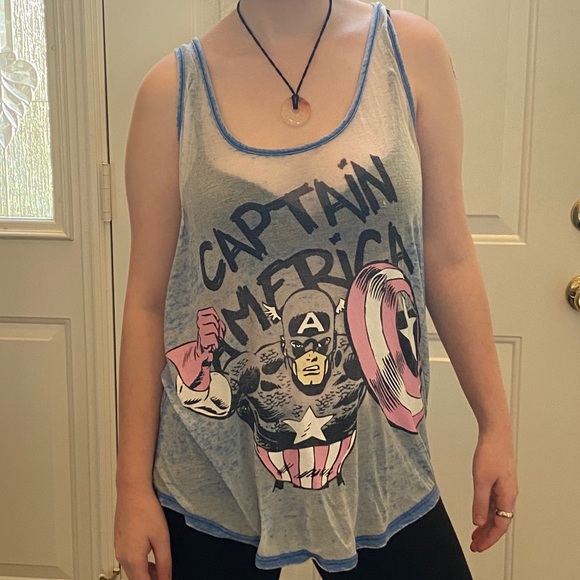 Marvel Captain America Tank Top - Picture 1 of 4
